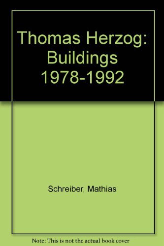 9783775703857: Herzog bauten: Buildings 1978-1992