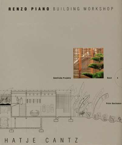 Beispielbild fr Renzo Piano Building Workshop, 4 Bde., Bd.4: Building Workshop (vol 4 zum Verkauf von online-buch-de