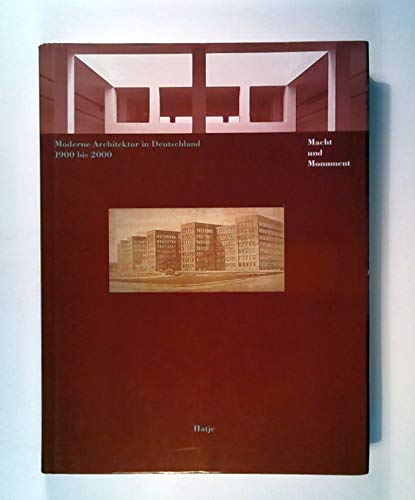 Beispielbild fr Moderne Architektur in Deutschland 1900 - 2000. Macht und Monument zum Verkauf von medimops