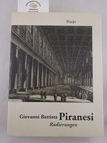 9783775708197: Giovanni battista piranesi: Die Radierungen