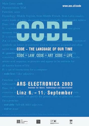 9783775713566: Ars Electronica 2003 - Code - The Language of Our Time /anglais