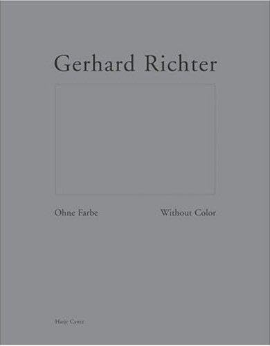 Stock image for Gerhard Richter: Without Color (German/English) for sale by Antiquariat UEBUE