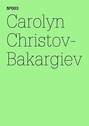 9783775728522: Carolyn Christov-Bakargiev: Brief an einen Freund (100 Notes, 100 Thoughts: Documenta Series)