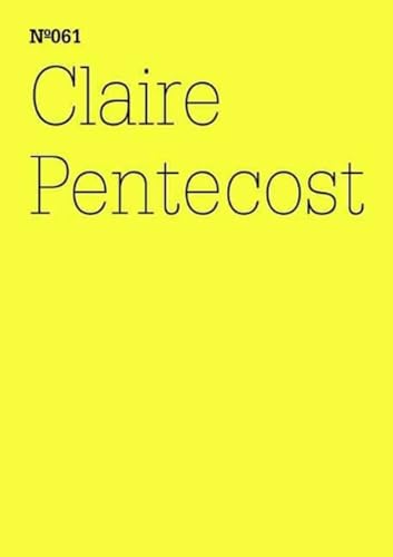 9783775729109: Claire Pentecost: Notizen aus dem Untergrund (Documenta (13): 100 Notes - 100 Thoughts / 100 Notizen - 100 Gedanken)