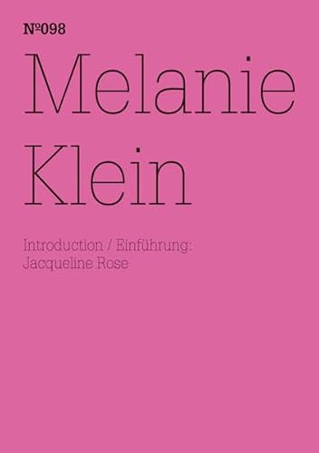 9783775729475: Melanie Klein (100 Notes - 100 Thoughts / 100 Notizen - 100 Gedanken: Documenta (13))