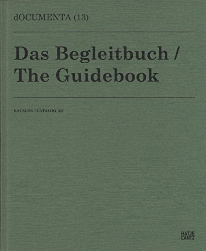 Documenta 13 : 2012 : Kassel: Katalog; Teil: 3., Das Begleitbuch. Hauptautorin: Eva Scharrer. Red.: Cordelia Marten. Übers.: Gerrit Jackson . (ISBN 3980096823)