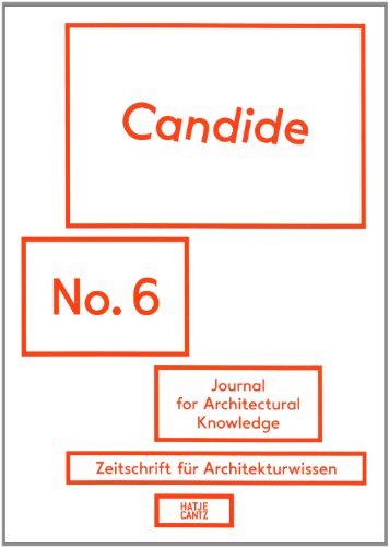 Stock image for Candide Journal for Architectural Knowledge No 6 for sale by PBShop.store US