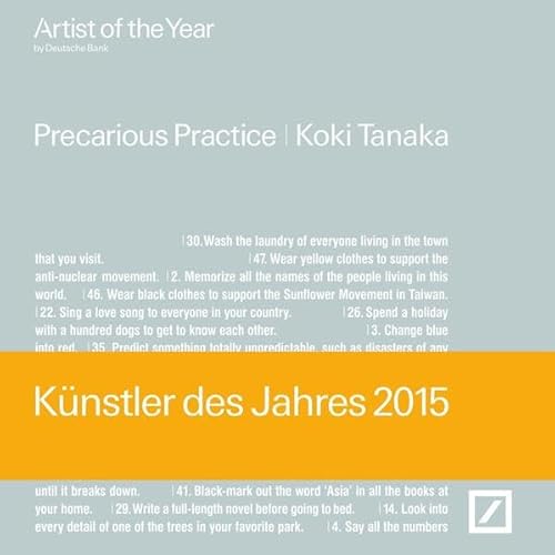 9783775739924: Koki Tanaka (German Edition): Artist of The Year 2015