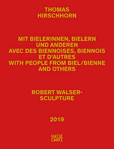 Beispielbild fr Thomas Hirschhorn: Robert Walser-Sculpture (German/English/French) zum Verkauf von Antiquariat UEBUE