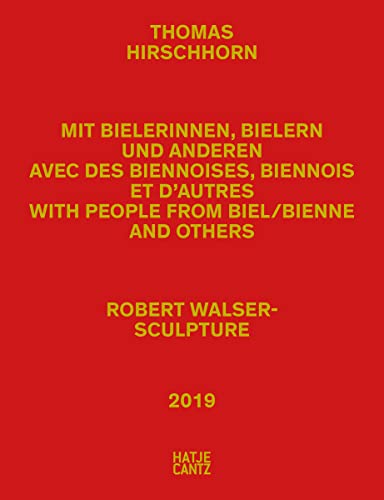 Stock image for Thomas Hirschhorn: Robert Walser-Sculpture (German/English/French) for sale by Antiquariat UEBUE