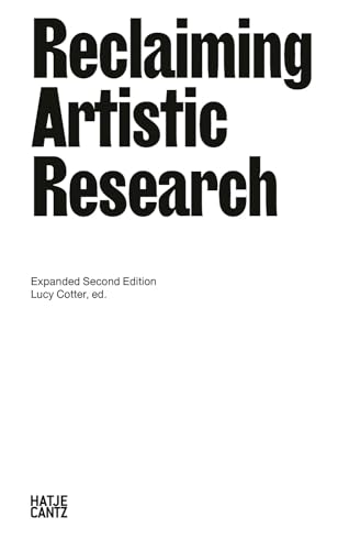 Beispielbild fr Reclaiming Artistic Research zum Verkauf von Blackwell's