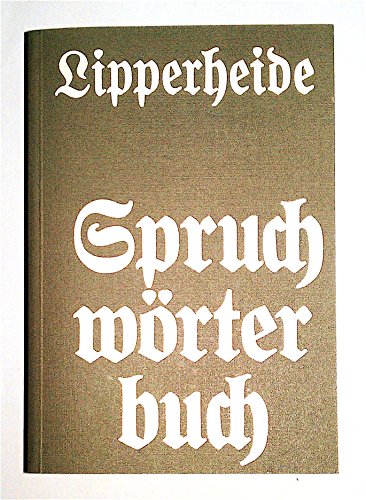 Beispielbild fr Spruchwrterbuch. Sammlung zum Verkauf von medimops