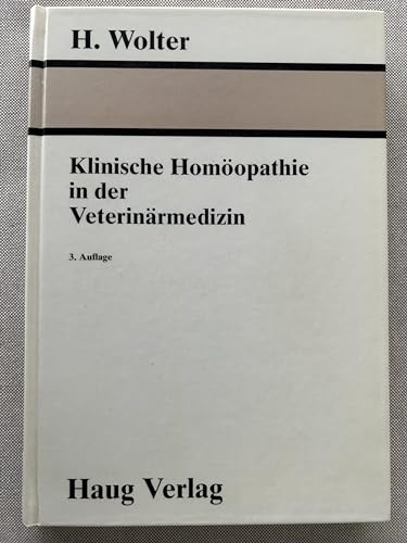 9783776006285: Klinische Homopathie in der Veterinrmedizin