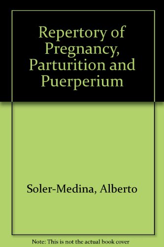 9783776010978: Repertory of Pregnancy, Parturition and Puerperium