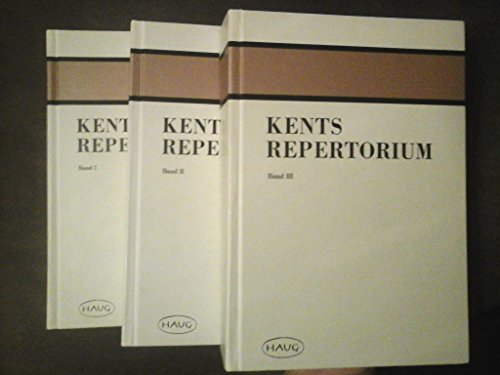 Kent's Repertorium der homöopathischen Arzneimittel [Perfect Paperback] - Unknown Author