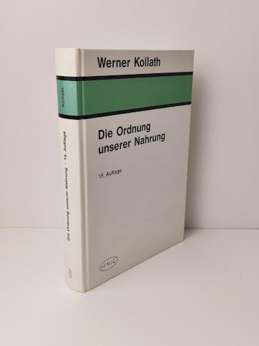 Imagen de archivo de Die Ordnung unserer Nahrung a la venta por medimops