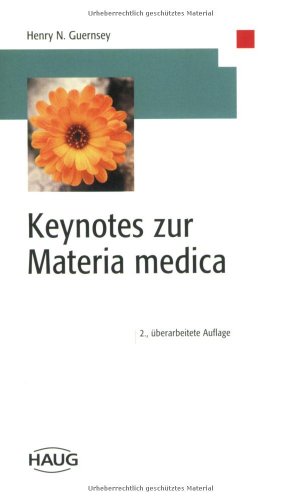 Stock image for Keynotes zur Materia medica for sale by Studibuch