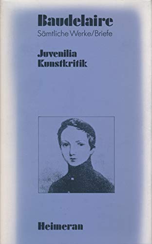 9783776501476: Juvenilia - Kunstkritik 1832 - 1846