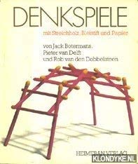 Stock image for Denkspiele mit Streichholz, Bleistift und Papier for sale by Versandantiquariat Felix Mcke