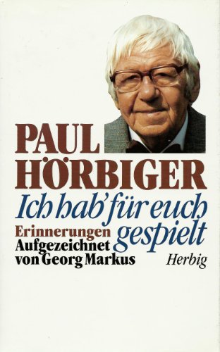 Imagen de archivo de ICH HAB FR EUCH GESPIELT Erinnerungen a la venta por German Book Center N.A. Inc.