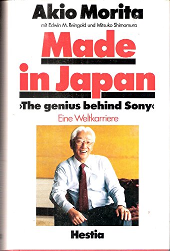 Made in Japan. Mister Sony - eine japanische Weltkarriere (9783777003252) by Akio Morita