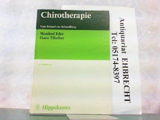 Stock image for Chirotherapie. Vom Befund zur Behandlung for sale by medimops