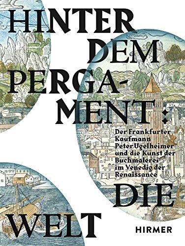 Hinter dem Pergament: Die Welt. Der Frankfurter Kaufmann Peter Ugelheimer und die Kunst der Buchmalerei im Venedig der Renaissance. Mit 162 Abbildungen. Erschienen anlässlich der gleichnamigen Ausstellung im Dommuseum Frankfurt vom 9. März bis 10. Juni 2018. Übersetzungen von Christoph Winterer (a. d. Englischen) und Rolf Erdorf (a. d. Niederländischen). Grafik Gestaltung und Satz von Aoki & Matsumoto. Erstausgabe. - Winterer, Christoph (Hrsg.)