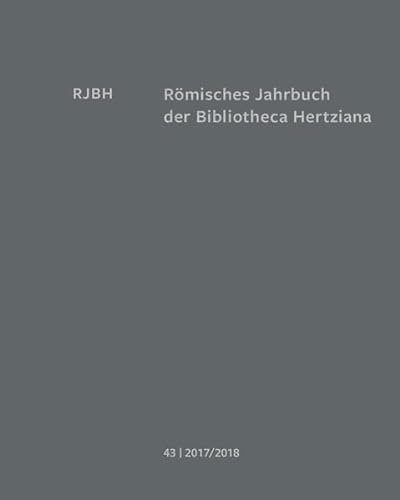 Beispielbild fr Rmisches Jahrbuch der Bibliotheca Hertziana.Band 43, 2017/2018. zum Verkauf von Antiquariat Willi Braunert