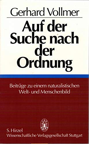 Stock image for Auf der Suche nach der Ordnung for sale by medimops