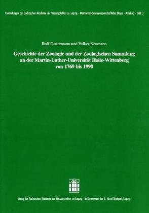 9783777613918: Gattermann, R: Geschichte der Zoologie