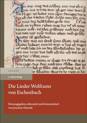 Beispielbild fr Die Lieder Wolframs von Eschenbach zum Verkauf von Blackwell's