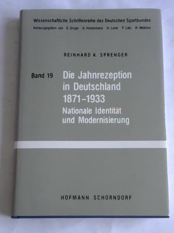 Imagen de archivo de Die Jahnrezeption in Deutschland 1871 - 1933 a la venta por Antiquariat Walter Nowak