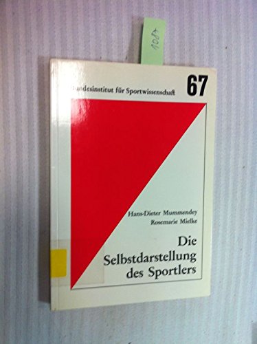 Stock image for Die Selbstdarstellung des Sportlers for sale by medimops