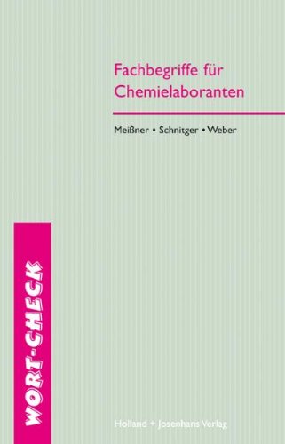 9783778216316: Fachbegriffe fr Chemielaboranten