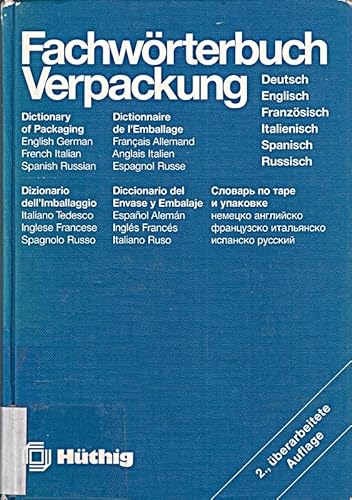 Beispielbild fr Fachwrterbuch Verpackung zum Verkauf von Buchpark