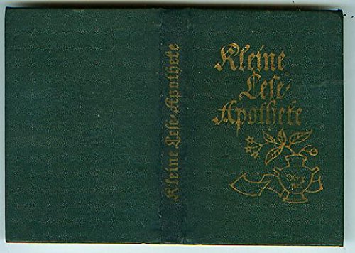 Beispielbild fr Hyperion Bcherei, Kleine Lese-Apotheke zum Verkauf von medimops