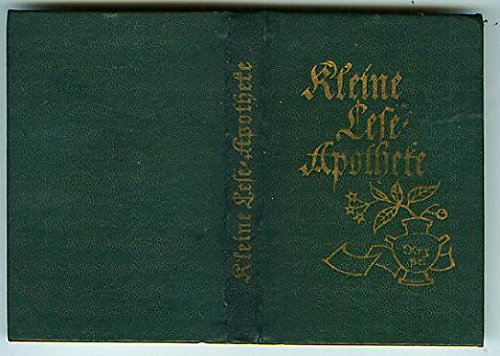Imagen de archivo de Hyperion Bcherei, Kleine Lese-Apotheke a la venta por medimops