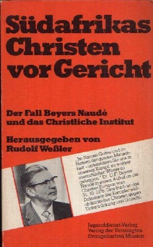 Beispielbild fr Sdafrikas Christen vor Gericht zum Verkauf von Antiquariat Walter Nowak