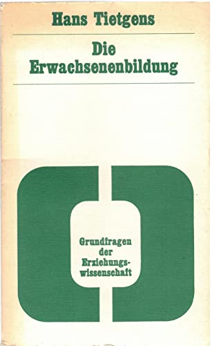 Stock image for Die Erwachsenenbildung for sale by Buchpark