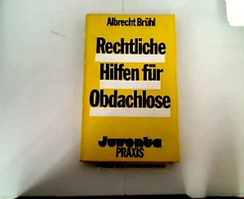 Beispielbild fr Rechtliche Hilfen fr Obdachlose zum Verkauf von medimops