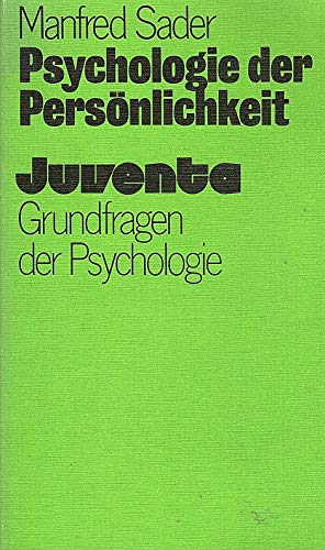 Beispielbild fr Psychologie der Persnlichkeit zum Verkauf von NEPO UG