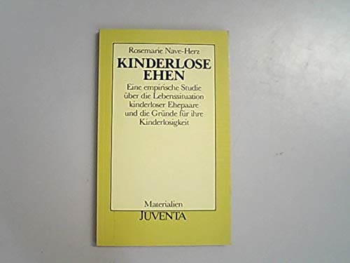 Beispielbild fr Kinderlose Ehen zum Verkauf von medimops