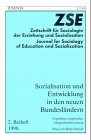 Beispielbild fr ZSE; Zeitschrift fr Soziologie der Erziehung und Sozialisation, ZSE; Journal for Sociology of Educ zum Verkauf von medimops