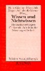 Beispielbild fr Wissen und Nichtwissen: Herausforderungen fr Soziale Arbeit in der Wissensgesellschaft zum Verkauf von medimops