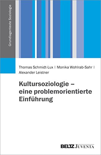 Stock image for Kultursoziologie - eine problemorientierte Einfhrung for sale by Books Unplugged