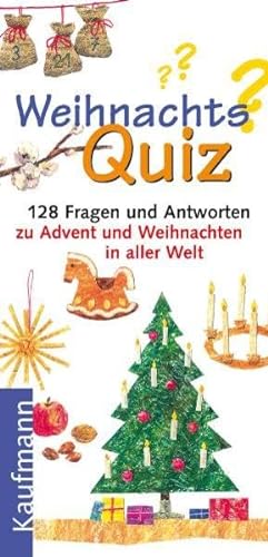 Stock image for Weihnachts-Quiz: 128 Fragen und Antworten zu Advent und Weihnachten in aller Welt for sale by medimops