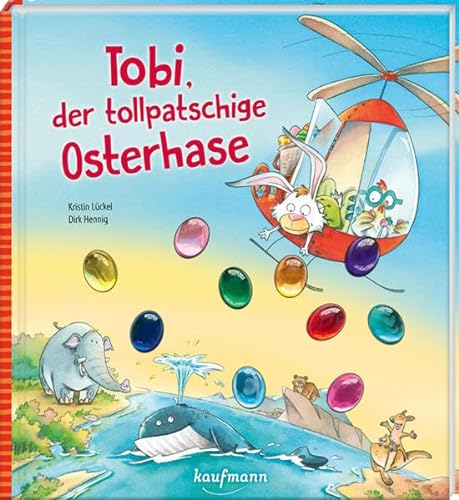 Stock image for Tobi, der tollpatschige Osterhase (Bilderbuch mit integriertem Extra - Ein Osterbuch: Kinderbcher ab 3 Jahre) for sale by medimops
