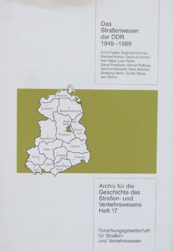 Beispielbild fr Das Straenwesen der DDR 1949-1989. zum Verkauf von Worpsweder Antiquariat