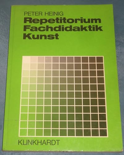 Imagen de archivo de Repetitorium Fachdidaktik Kunst a la venta por medimops