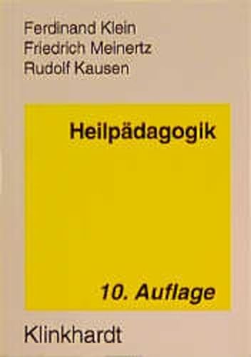 Beispielbild fr Heilpdagogik: Ein pdagogisches Lehr- und Studienbuch zum Verkauf von medimops